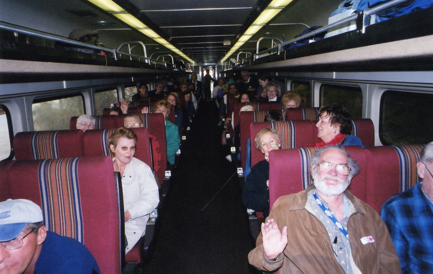 We had our own Amtrak car